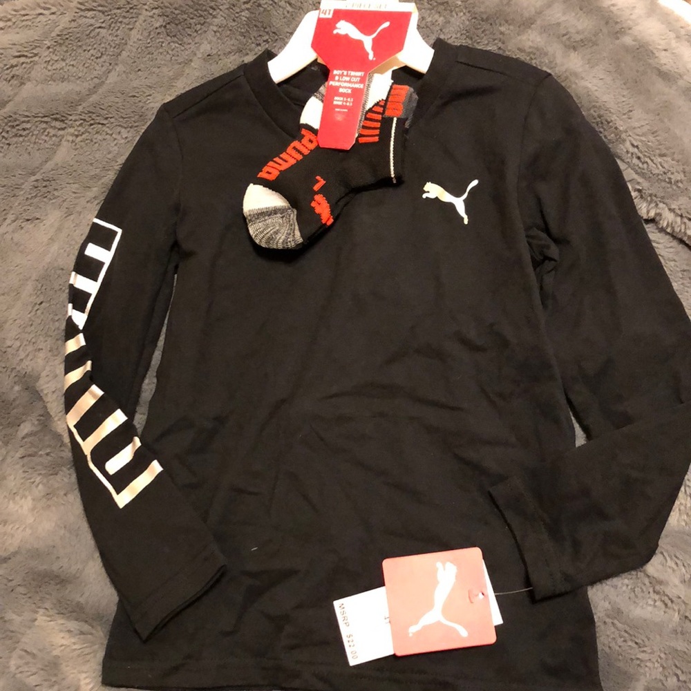 Puma boys short with socks